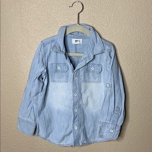 Old navy chambray button up shirt